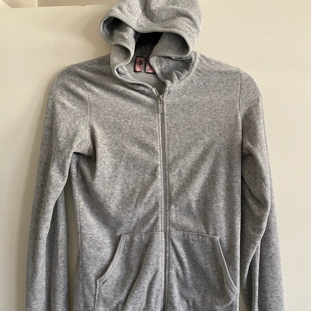 Juicy Couture velour zip up
